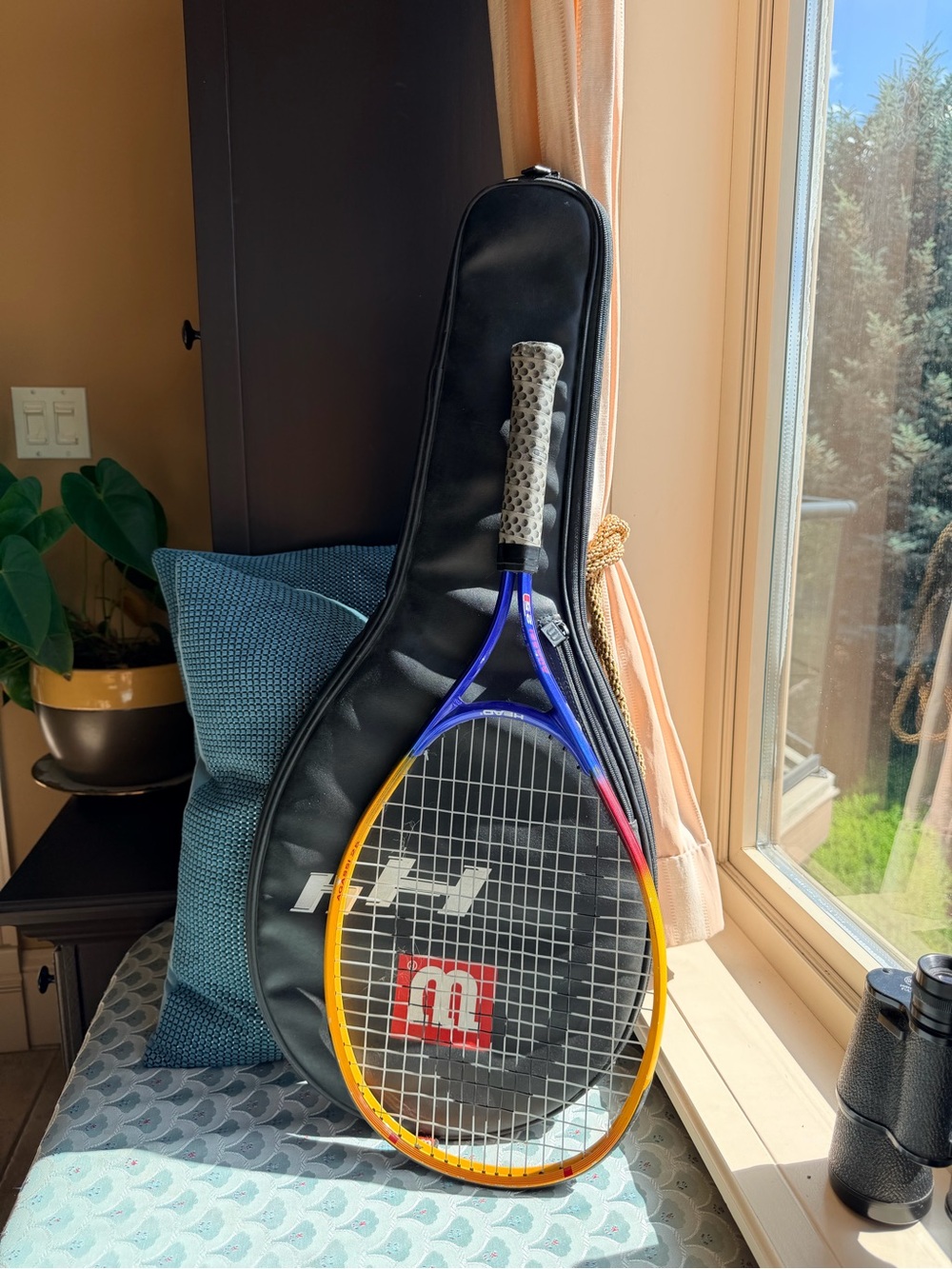 Head Agassi 25 Tennis Racquet (3 3/4 000) Austria Art #230250 w/ cover
